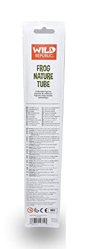 Wild Republic Frog Nature Tube, Amphibian Figures, Frog Toys, Educational Toys for Kids, 12-Piece
