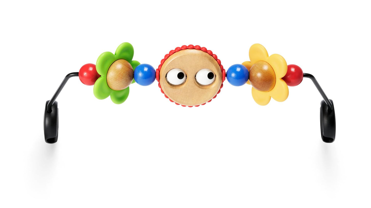 BabyBjörn BABYBJORN Wooden Toy for Bouncer - Googly Eyes (080500US),1 Count (Pack of 1)