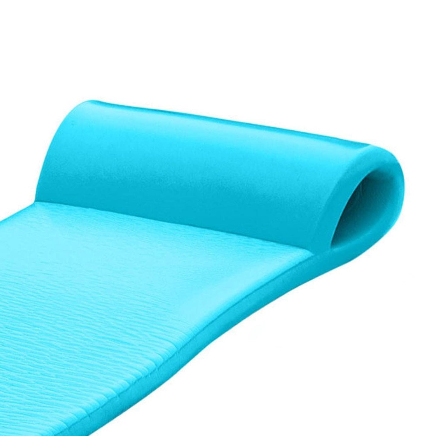 TRC Recreation Sunsation 1.75" Thick Foam Pool Float Water Lounger w/ Headrest for Adult Lounging & Sunbathing in Swimming Pools, Beaches & Lakes, 70" x 26"