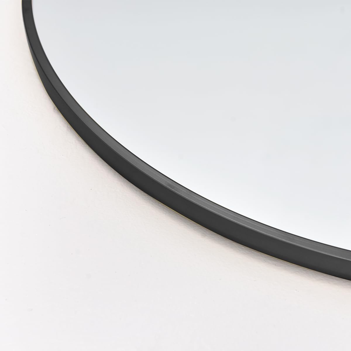 NEARBYSD 58"x18" Arched Full Length Mirror, Floor Mirror With Stand, Freestanding,Wall Mounted Hanging or Leaning Arched-Top Full Body Mirror for Bedroom, Dressing Room -Black