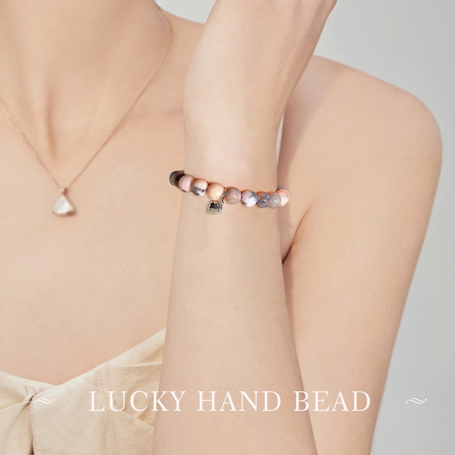 KORATER Get Well Soon Gifts for Women,Natural Stone Healing Bracelet, Inspirational Gifts for Women Teen Girls