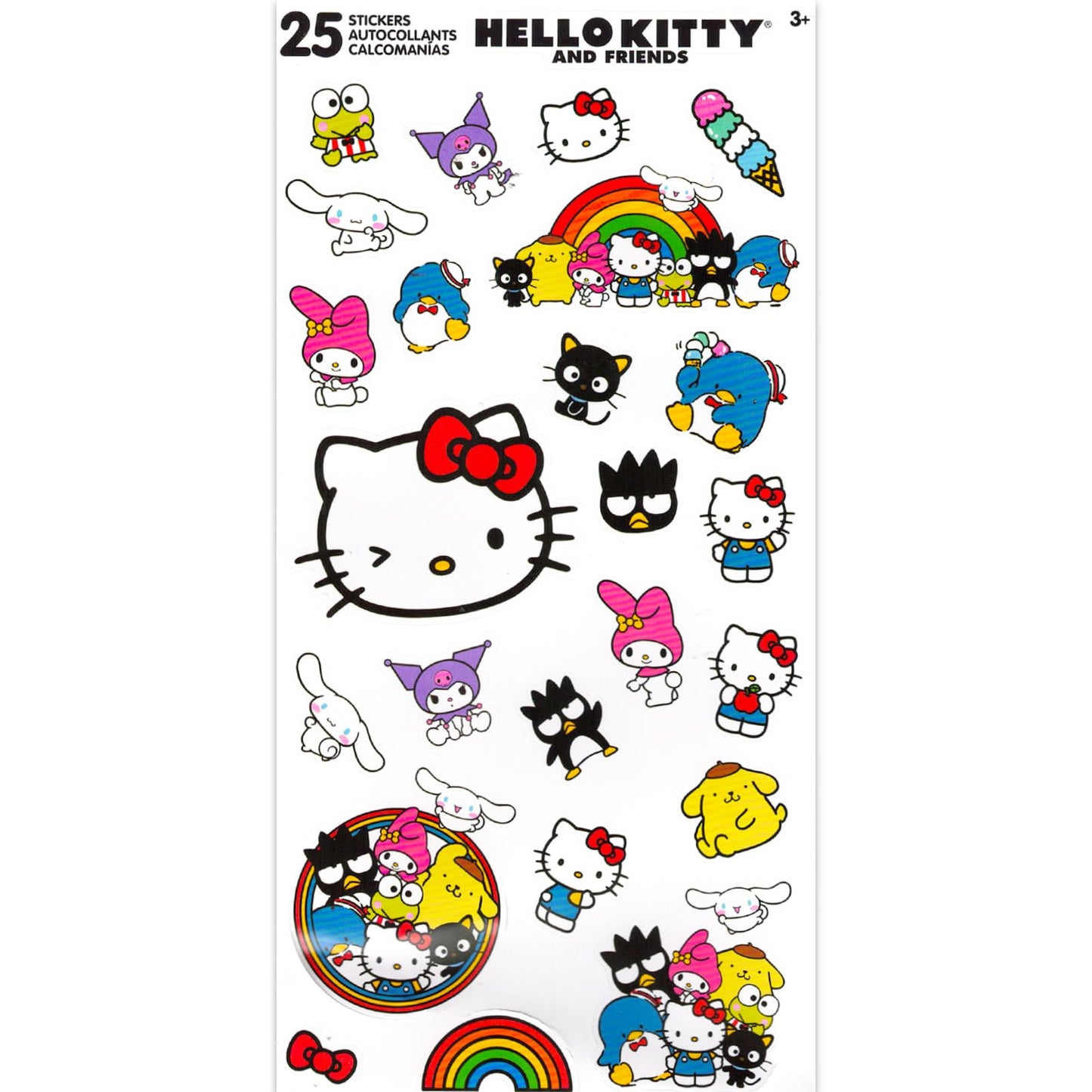 My Melody Stainless Steel Water Bottle for Girls - Bundle with 14 Oz My Melody Drinking Cup For Home, School, and Sports, Plus Sticker, More | Sanrio Water Bottle with Straw