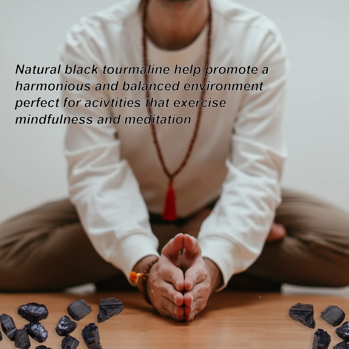 Apengshi Natural Black Tourmaline Raw Stone 0.97lb(440g) Bulk Rough Natural Reiki Energy Purification Negative Energy Healing Crystal Chakra Balance Spiritual Gift