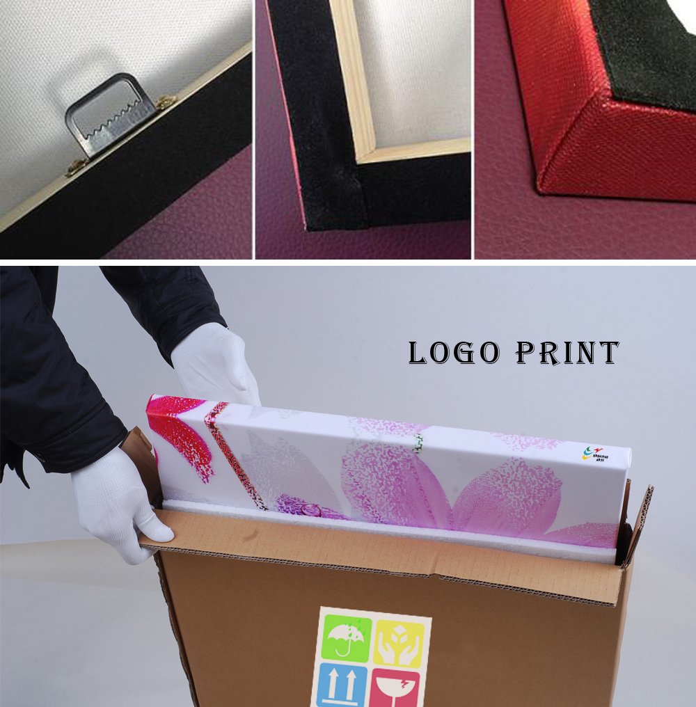 KREATIVE ARTS - 5 Pieces Canvas Prints Wall Art Canada Moraine Lake And Rocky Mountain Landscape Pictures Modern Canvas Painting Giclee Artwork For Home Decoration (Large Size 60x32inch)