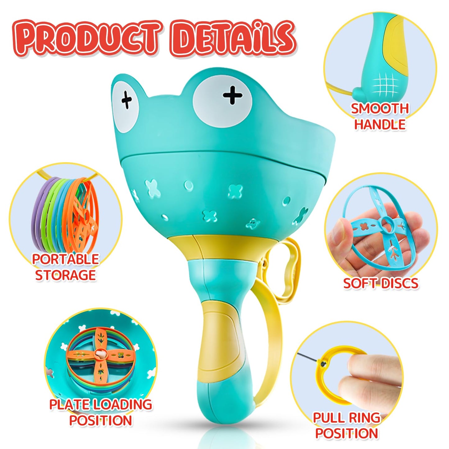 pamexin Outside Toys for Kids Ages 4-8 - Manual Capture Catching Game - Toddler Chasing Toy for Boys & Girls, Ages 3-7 - Outdoor Fun Family Games