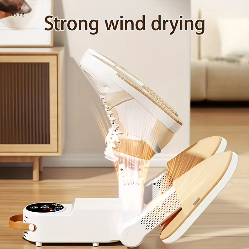 1pc Shoe Dryer, Portable Shoe Dryer, Dehumidifying And Deodorizing Dual-Arm Shoe Dryer, Foldable Adjustable Angle Dryer, Simple Storage, Perfect Solution to Wet Shoes, Suitable for Families, Dormitories And Hotels., Shoe Dryer Portable