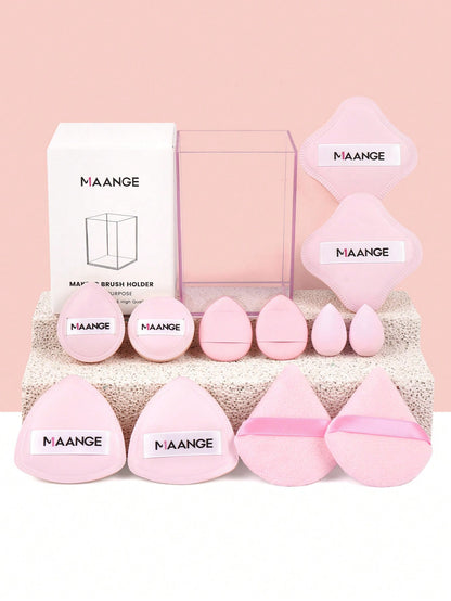 MAANGE 2pcs/5pcs/7pcs/20pcs/41pcs Makeup Tools Set Twin Head Makeup Brush Set With Blush Brush Foundation Brush Finishing Brush Loose Powder Brush Makeup Tools For Traveling