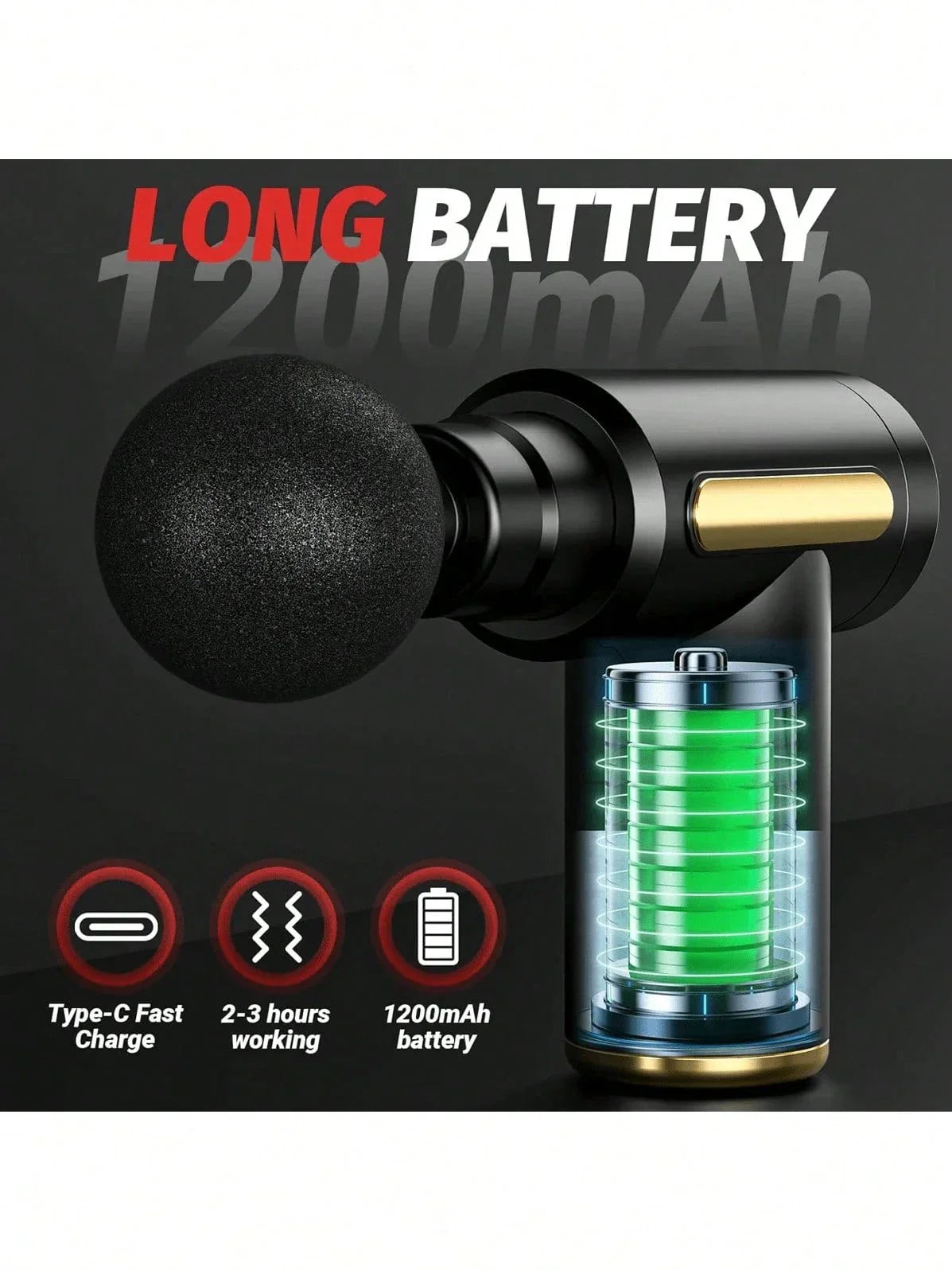 Portable Deep Tissue Massage Gun