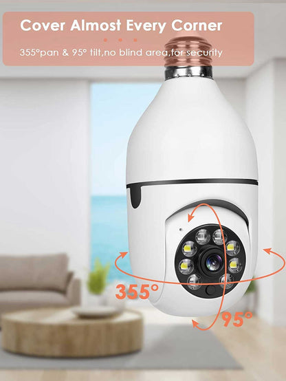 E27 Panoramic WiFi Security Camera