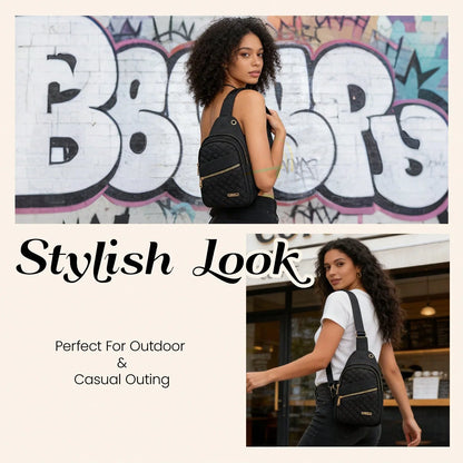 2026 Quilted Waist Crossbody Bag