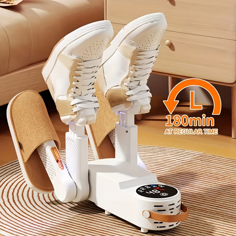 1pc Shoe Dryer, Portable Shoe Dryer, Dehumidifying And Deodorizing Dual-Arm Shoe Dryer, Foldable Adjustable Angle Dryer, Simple Storage, Perfect Solution to Wet Shoes, Suitable for Families, Dormitories And Hotels., Shoe Dryer Portable