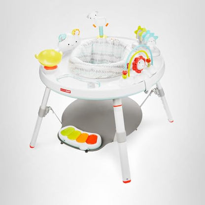 Skip Hop Baby Activity Center: Interactive Play Center with 3-Stage Grow-with-Me Functionality, 4mo+, Silver Lining Cloud