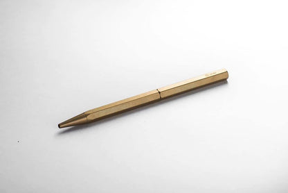 ワイスタジオ YSTUDIO Rotating ballpoint pen, classic ballpoint pen, made of brass, stunning luxury pen, the best ballpoint pen for professional administrative offices, exquisite designer pen (brass)