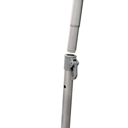 Impact Canopy 8' Beach Umbrella, UV Protected, Vented, Tilt Pole, Sand Anchor, Carry Bag, Blue/Green