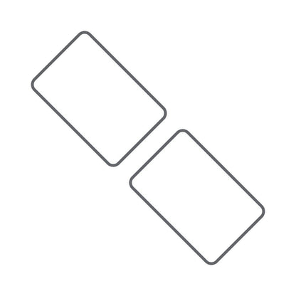 Scrapbook Adhesives by 3L 01607-MP 3L Scrapbook Adhesives E-Z Squares Permanent Adhesive Dispenser, 650 Tabs - Set of 6, White