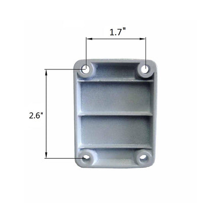 1 Inch Aluminum Wall Mount Flag Pole Bracket in Multi- Position Premium Quality Flag Pole Holder Base Flag Stand, Pack of 2