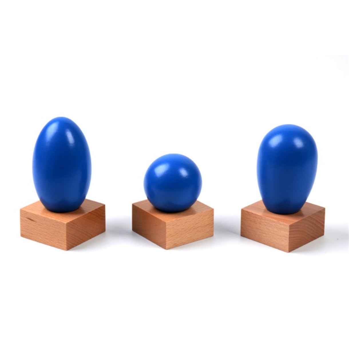 Gudong Baby Toy Montessori Geometric Solids with Stands Bases and Box Early Childhood Education Kids Toys Geometric Shape Cognitive Matching Educational Toy