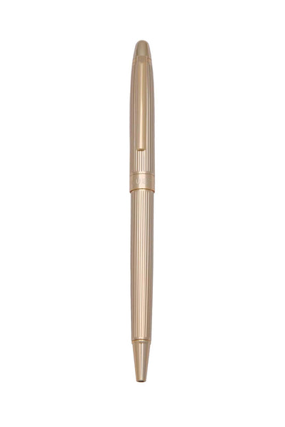 Piguet Genève – Luxury and Ergonomic Rollerball Signature Pen – Sigma V Signature – Blue Ink – Gift Boxed with Universal Refill (I'Doré)