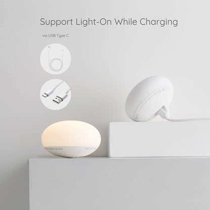 Anico Flip Night Light for Newborn Baby Nursery Feeding Diaper Changing Breastfeeding, Changes Feeds Silicone Soft Warm Nightlight, Touch Control Dimmer Portable Lamp, Registry List Shower Infant Mom