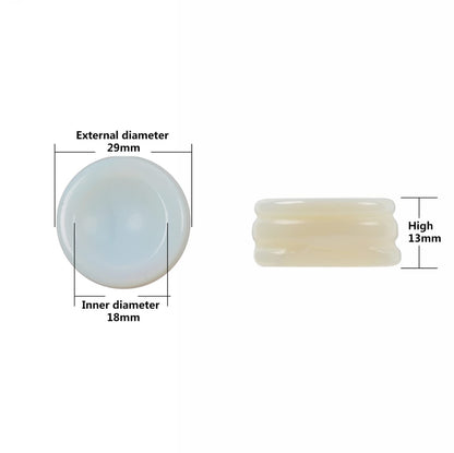 Justinstones Natural White Clear Quartz Gemstone Egg Crystal Healing Chakra Meditation Home Office Decor Stone with Stone Stand