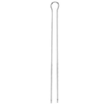 CYTGOUPER 6 Pcs Metal Skewers for kabobs, 12inch BBQ U-Shaped Telescopic Barbecue Skewers,Double Pronged Design Chicken Skewers BBQ Grill Set for BBQ Cookouts Picnic Camping Oven