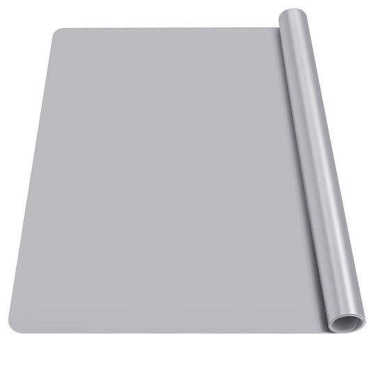Gartful Oversize Silicone Mat for Crafts, 31.5 x 23.6 inches 1.2mm Thick Silicone Craft Pad for Jewelry Casting Resin Molds, Countertop Protector, Nonstick Placemat, Counter Table Mat, Light Grey
