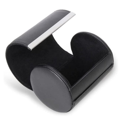 Fosinz Tie Box Travel Case Men's Necktie Gift Box Cylinder Shape Anti-Wrinkle Storage Business Gift Bow Tie Packaging
