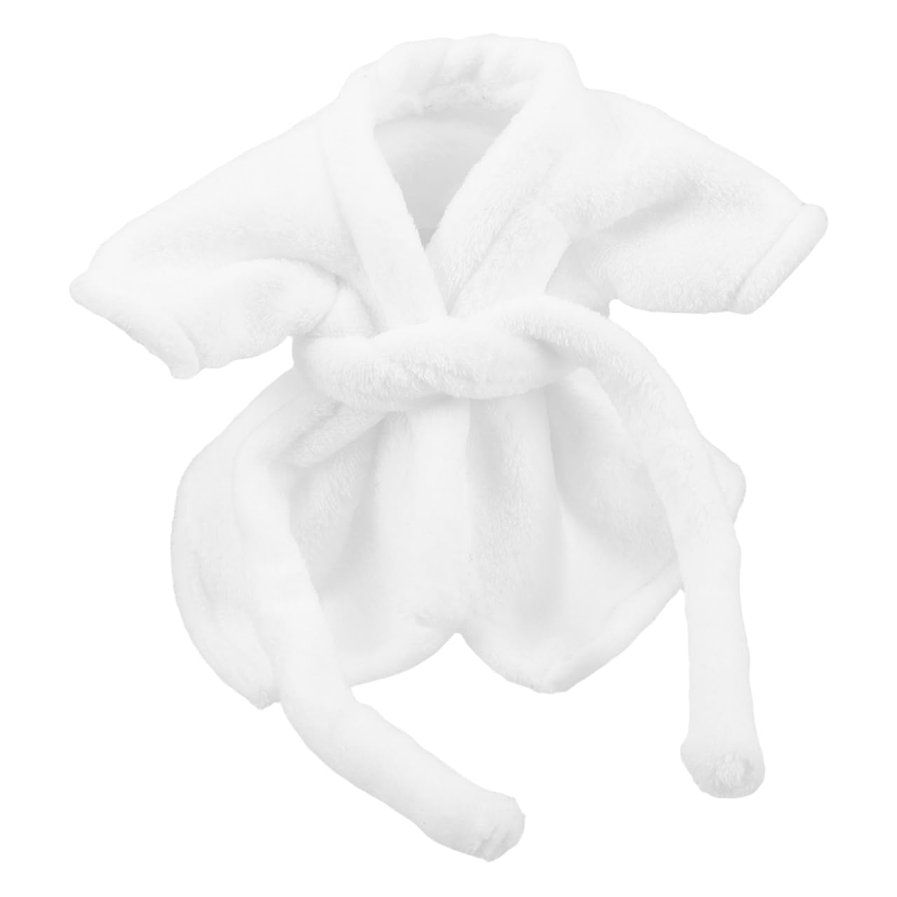 Wakauto Doll Bathrobe & Sleepwear Set for 8-12 inch Stuffed Animals | Plush Bear Robe, Cotton Kimono for Rag Dolls & Mini Bears | Bathtub Toy & Dress Up Costume Favor