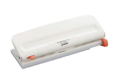 Bira Craft Adjustable 6 Hole Punch, Off White, 8 Sheet Capacity, Mini/Pocket A3/ A4 / A5 / A6 / Agenda/Personal/Deskfax, Performance Guaranteed