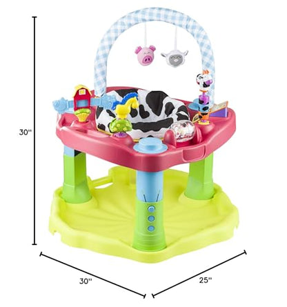 Evenflo Exersaucer Moovin & Groovin Activity Center, 25x30x30 Inch (Pack of 1)