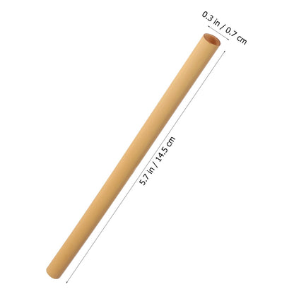 Mipcase Natural Reed Bee Tubes 200 Pack Mason Bee House Tubes Replacement Nest Liners for Pollination Breeding and Beekeeping Supplies 5.90In Length