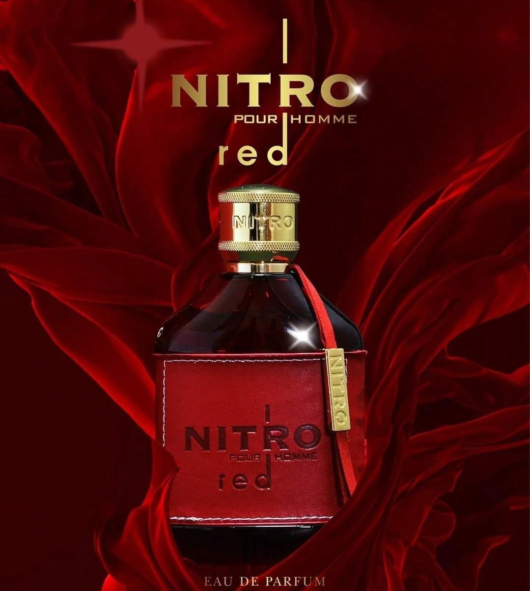 LocalDumont Nitro Red Eau De Parfum For Men 3.4 Oz - Fruit, Woody, Floral & Masculine Fragrance