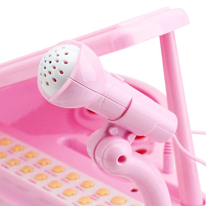 Amy&Benton Toddler Piano Toy for Baby Girls Pink Toy Piano Keyboard for 2 3 4 Year Old Birthday Gifts for Girls