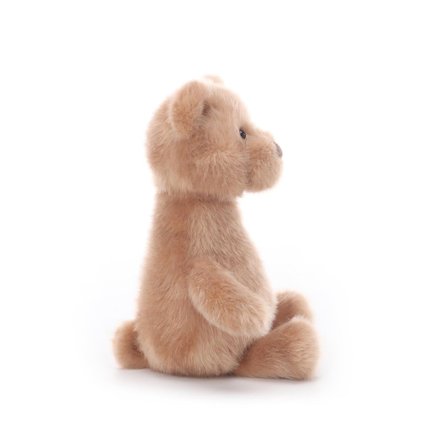 Apricot Lamb Long Neck Bear Stuffed Animals for Kids, Soft Cute Plush Toys for Baby Girl and Boy, 7 Inches