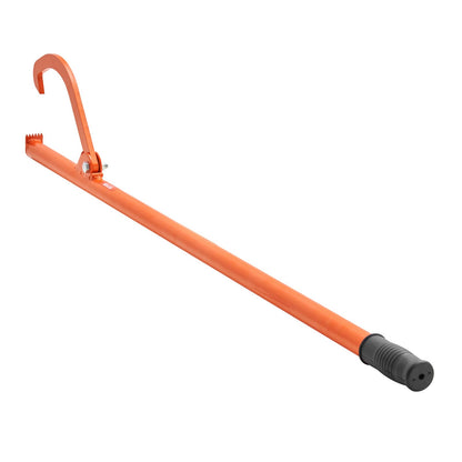 VEVOR 46.5'' Felled Cant Hook Logging Tool, Adjustable Heavy Duty Steel Log Roller, Log Lifter Timber Jack with Rubber Grip, Forestry Logging Tools for Lifting and Handling Logs up to 32" Dia