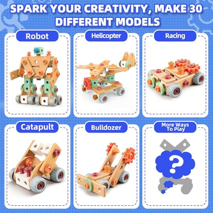 Kids Tool Set with Drill, 148Pcs Toddler Tool Set with Toolbox,STEM Montessori Toys for 3 -5Year Old, Educational Construction Toy, Pretend Play Toys for 3 4 5 6 Year Old Boys, Birthday Gift for Kids