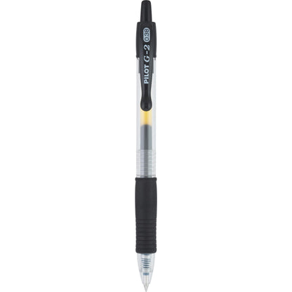 Pilot, G2 Premium Gel Roller Pens, Ultra Fine Point Gel Pens 0.38 mm, Pack of 12, Black
