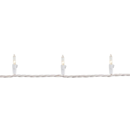 Northlight Mini Incandescent Christmas Lights - Clear - 4' White Wire - 20ct
