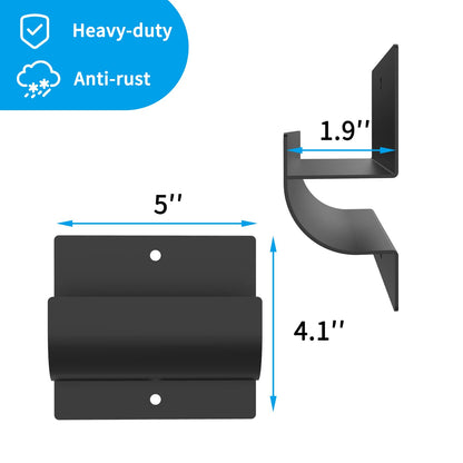 Lusheer Ladder Hooks for Garage Wall,Ladder Hanger for Garage Wall,Wall Mount Wheelbarrow Hanger, Patio Furniture, Chair & Ladder - Ladder Holder Wall Mount (2 Pack)