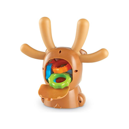 Learning Resources Max the Fine Motor Moose - 13 Pieces, Ages 2+ Toddler Learning Toys, Fine Motor Toy for Toddlers, Preschool Toys