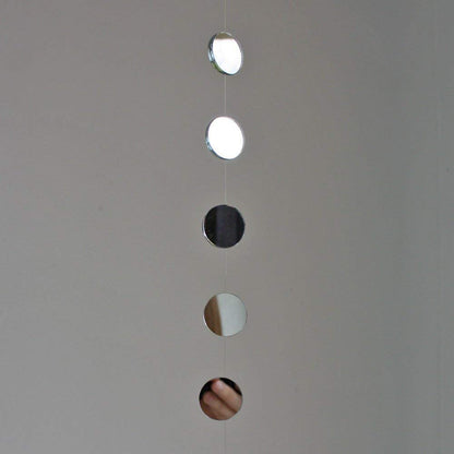 Mirror Garland Strand, 1 x 48 Inches, Real Mirror Sun Catcher Mobile