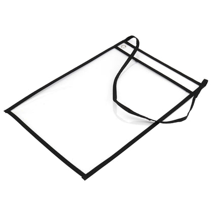 TAICHEUT 50 Pack 14 x 10 Inch Job Ticket Holders Work Order Holder, Shop Ticket Holders with Strap Hanging Sleeve for Paper, Files and Documents, Both Sides Clear