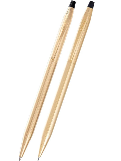 Cross Classic Century 23KT Gold Plated Ballpoint Pen & 0.7MM Mechanical Pencil Set.
