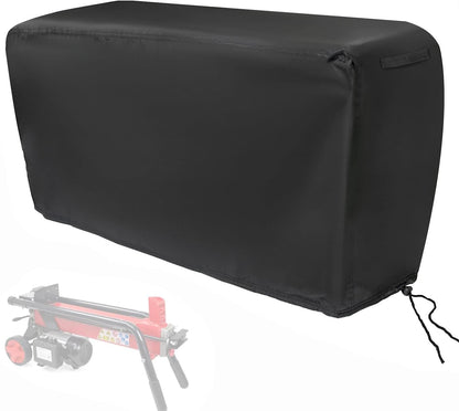 YHINGG Log Splitter Cover Waterproof 900D Oxford Cloth 37.8" x 11.8" x 19.3" Suitable for 5-9 ton Gas or Electric Log splitters Weather-Resistant Wood Splitter Cover (5-9 Ton)