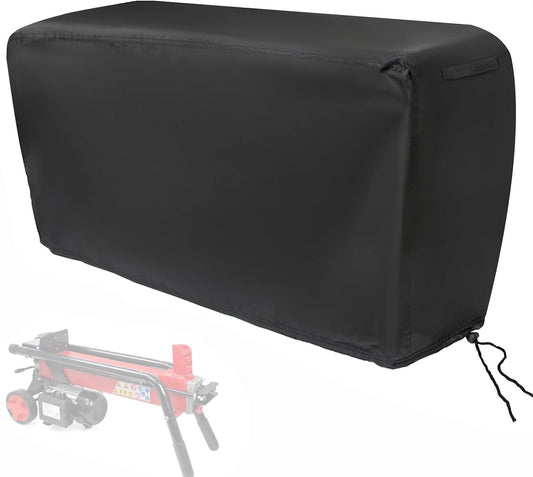 YHINGG Log Splitter Cover Waterproof 900D Oxford Cloth 37.8" x 11.8" x 19.3" Suitable for 5-9 ton Gas or Electric Log splitters Weather-Resistant Wood Splitter Cover (5-9 Ton)