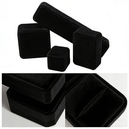 LUOLIPEYA 10 Pack Velvet Jewelry Gift Boxes for Bracelet Necklace Pendant Ring Earring Display Case Jewelry Box Storage Organizer Holder for Wedding