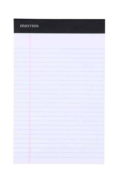 Mintra Office Colorful Legal Pads - Includes 2 Blue, 2 Pink, and, 2 Green Writing Pads, Micro Perforated Lined Sheets, Ideal for Professional & Personal Use, 5"x8" Narrow Ruled, 6 pack Pastel Set 2