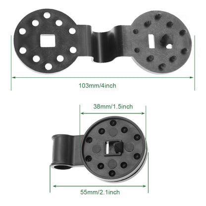 ZYLJHZ 100Pcs Shade Cloth Clips - Black Round Plastic Sun Shade Clip,Shade Cloth Heavy Duty Lock Grip for Sun Shade Net,Gardening Shade Cloth,Anti Bird Netting Windproof Awning Clamp