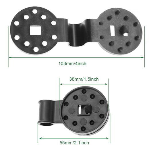 ZYLJHZ 100Pcs Shade Cloth Clips - Black Round Plastic Sun Shade Clip,Shade Cloth Heavy Duty Lock Grip for Sun Shade Net,Gardening Shade Cloth,Anti Bird Netting Windproof Awning Clamp