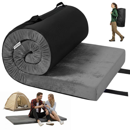 YJPCKH Roll Up Foam Camping Mattress - 30D High-Density Foam Sleeping Pad with Travel Bag - Portable Floor Mat for Tent, Car Camping & Guest Bed (Cot(72X24))